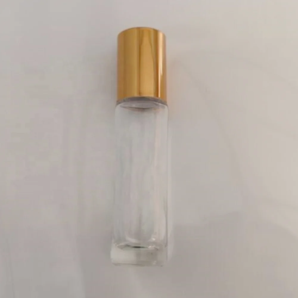 10ml blue amber clear frosted roll on glass bottle