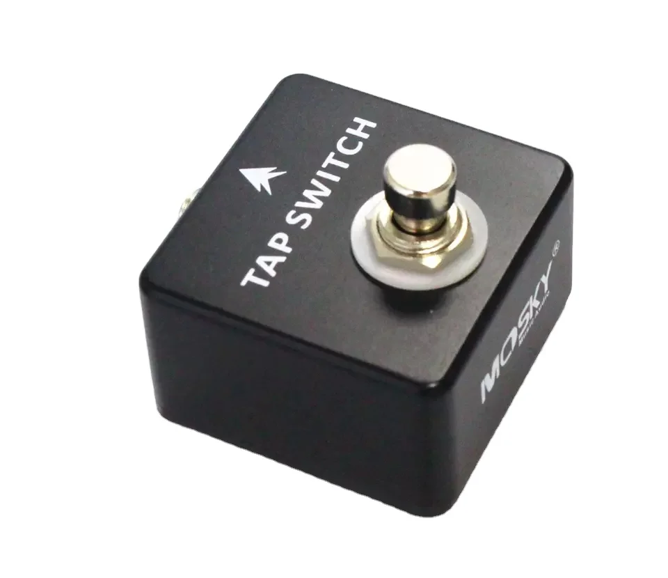 Affordable OEM Custom Tap Switch Tempo Switch Pedal with Black Color Full Metal Shell Guitar Effect Pedal for Sale