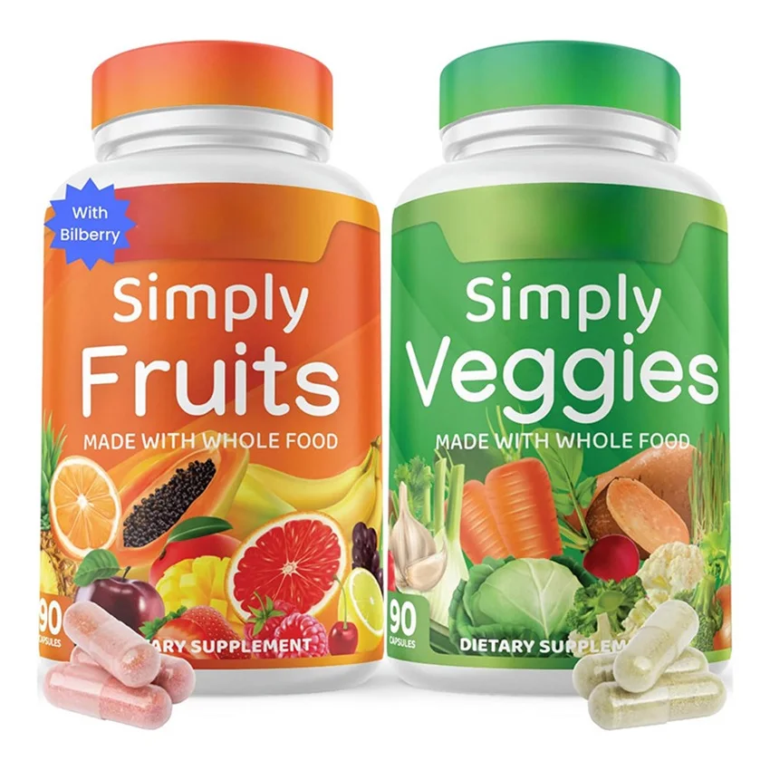 Oem Fruit And Vegetable Supplements Made With Whole Food Superfoods 90 Veggie And Fruit Fruits And Veggies Supplement