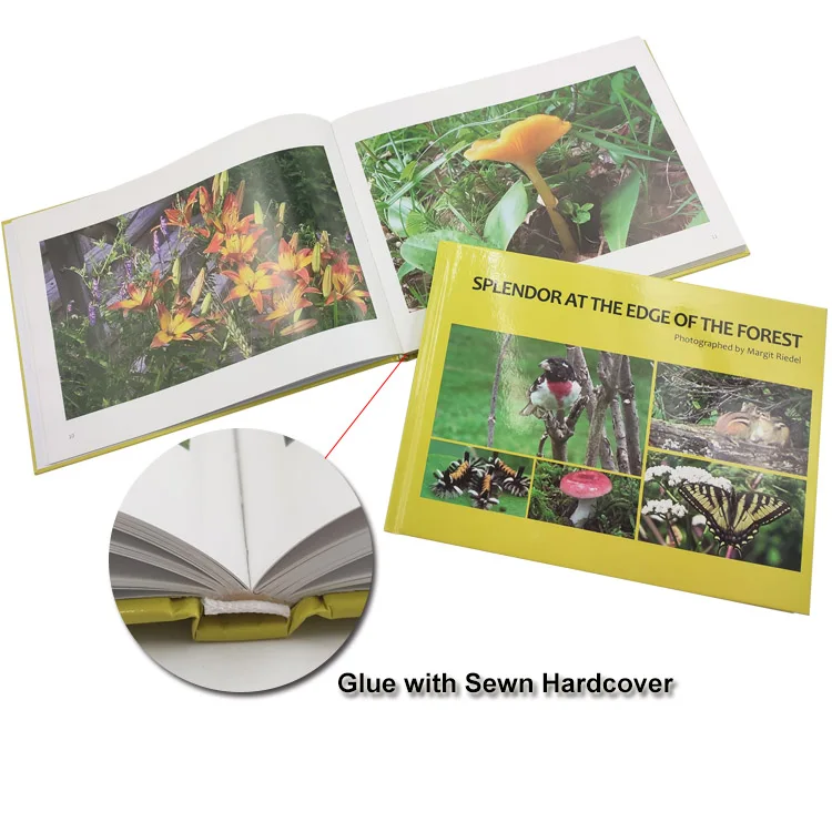 Custom Book Service Hard Cover Photography Graphic Books Full Color Softcover Hardcover Photo Book Printing