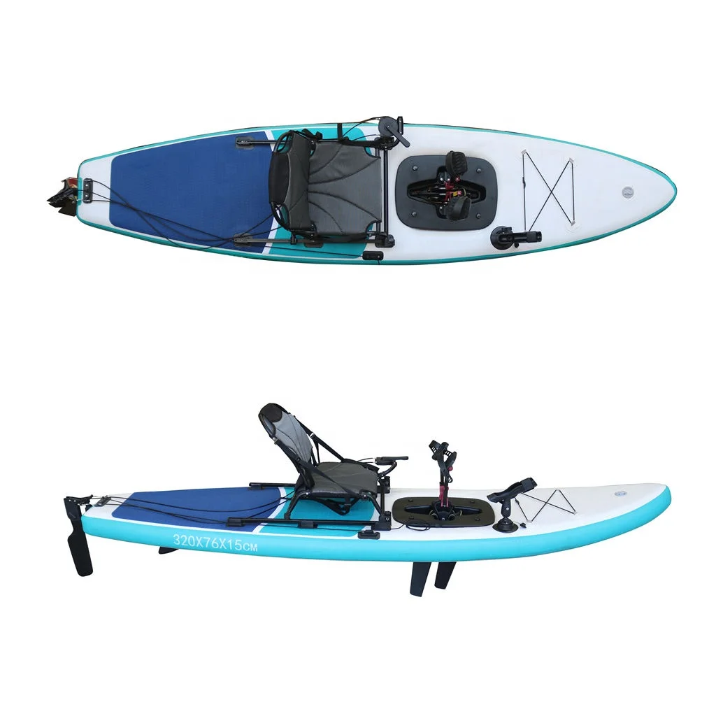 Vicking Favorite 2024 New Design Factory CE inflatable Pedal fishing kayak for adults single sit on top kayak with pedal system