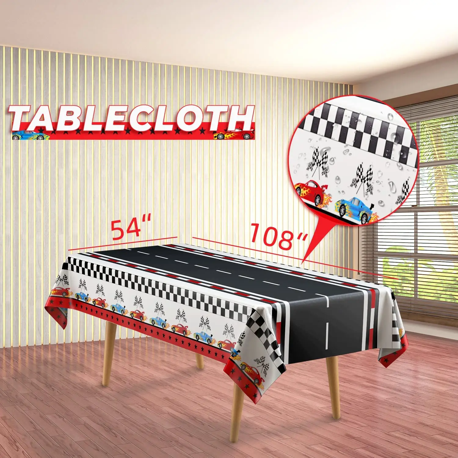 Race Car Theme Birthday Party Decoration Children Favor Party Tableware  For Kids  Birthday Party Supplies