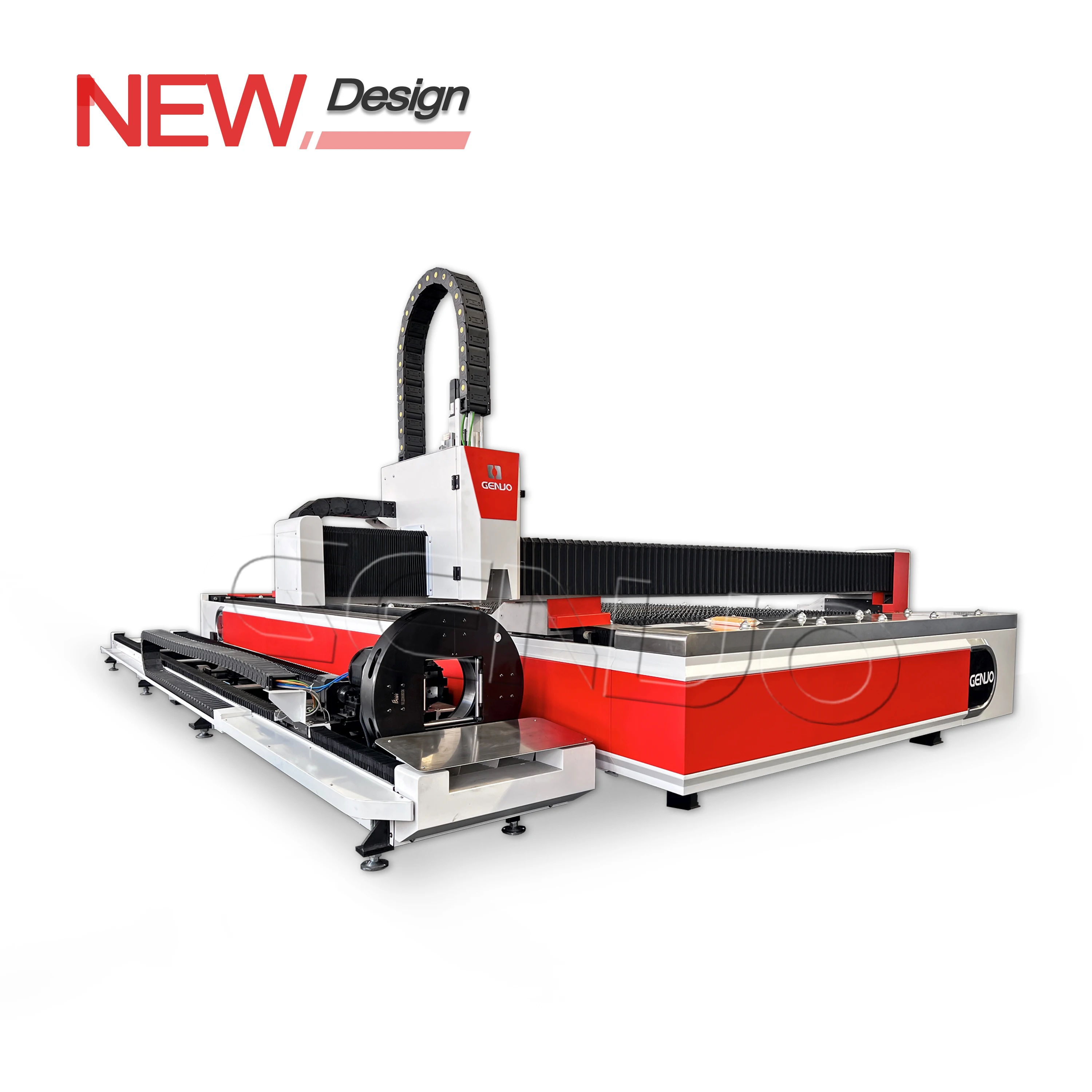 CHINA GENUO high precision fiber laser cutting machine CNC sheet and tube fiber laser cutting machine For Sheet Metal