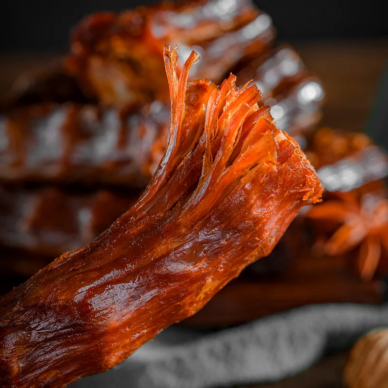 ShuDaoXiang Hot Spicy Hand Tearing Duck Neck 32g Shousiyabo OEM Chinese Duck Dried Meat Snack Wholesale Alibaba Duck Meat