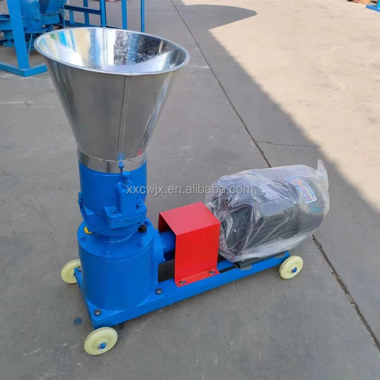 Small Wood Poultry Chicken Fish Pig Goat Cattle Cat Animal Pellet Pelletizing Machine Feed Processing Machineachine