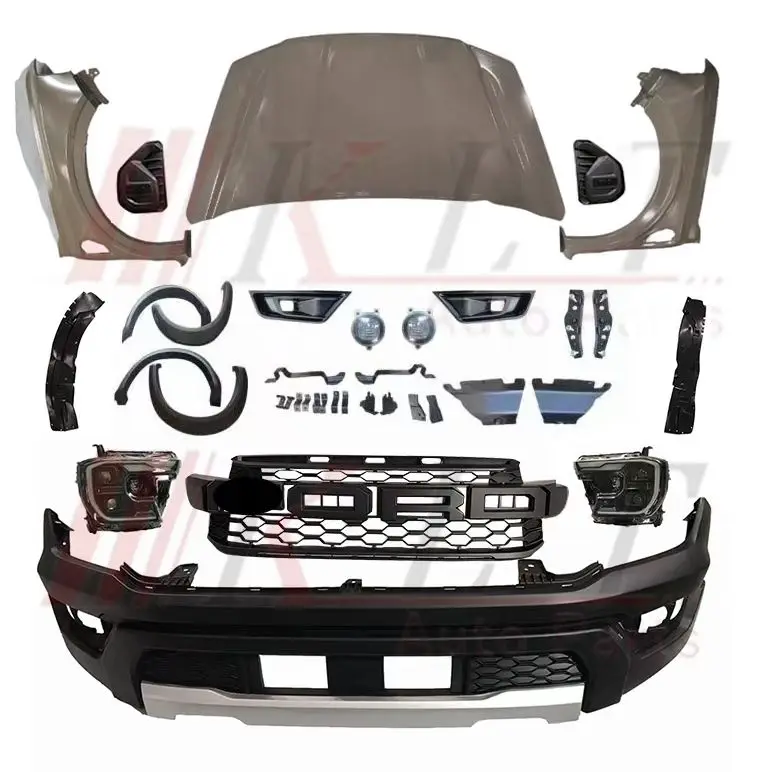 KLT Higher Quality Facelift tuning for Ford Ranger T6 T7 T8 body kit upgrade T9 Ranger Raptor T9 2023 bodykit