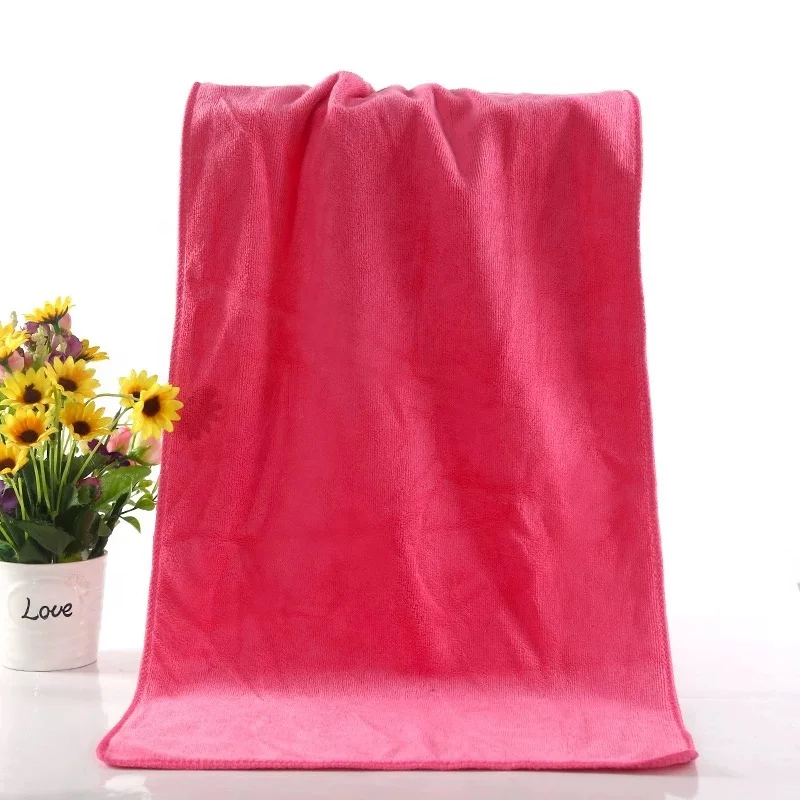 Wholesale 80 polyester 20 polyamide microfiber towel sports custom fitness gym microfibre towel/towel fabric