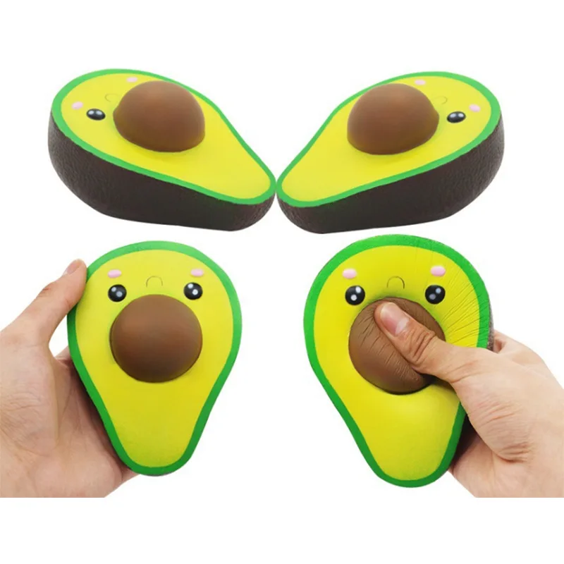Avocado Anti stress Squishy Toys Simulated Fruit Series Slow Rising Stress Relief Funny Toy for Adults Baby
