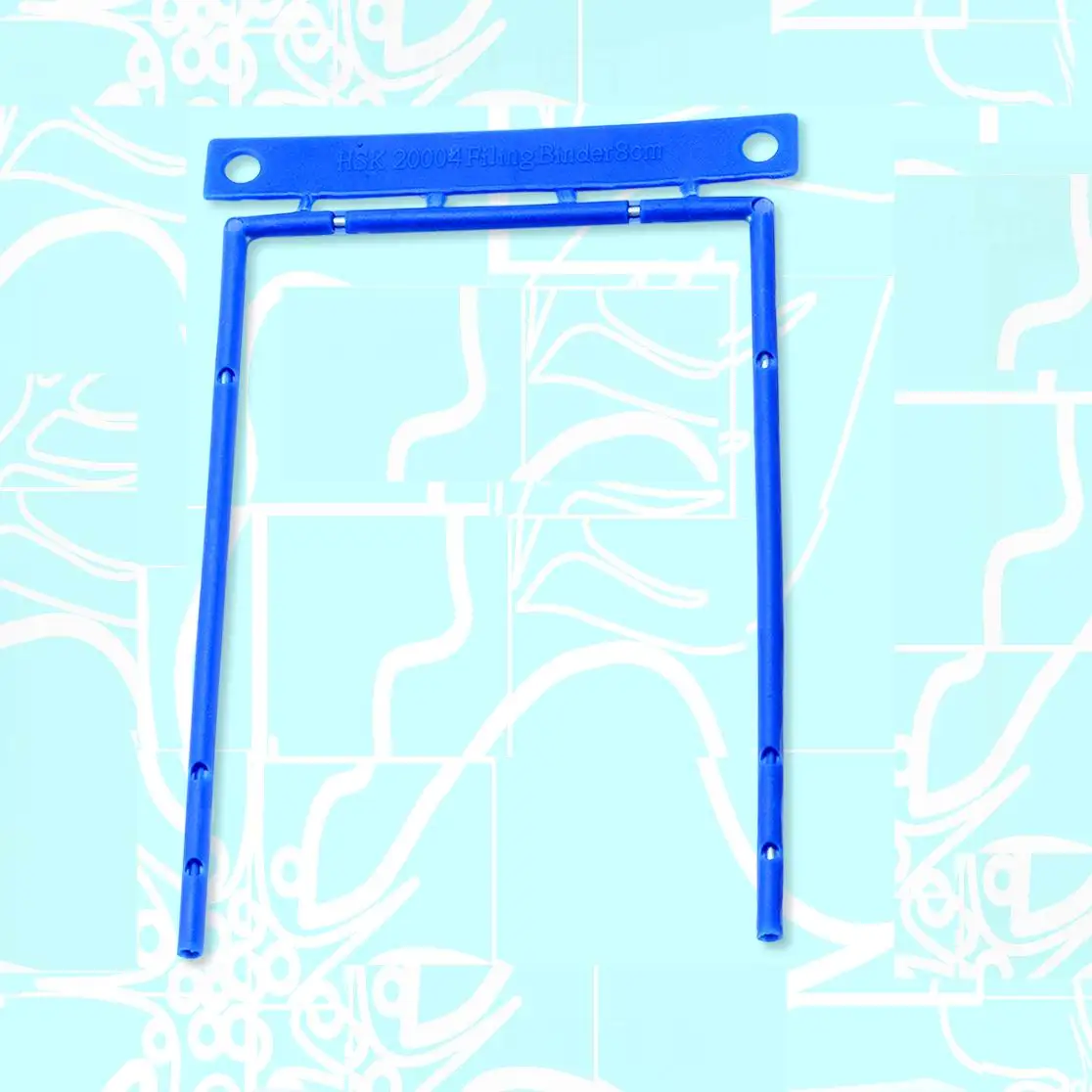 
Stationery Plastic Filing Binder Clip Plastic File Fastener 