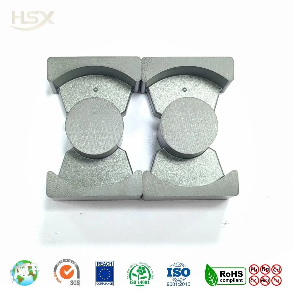 MnZn PQ Type Magnetic Soft Ferrite Core PQ3521 for filters,inductors,transformers, sensors, power converters with low loss