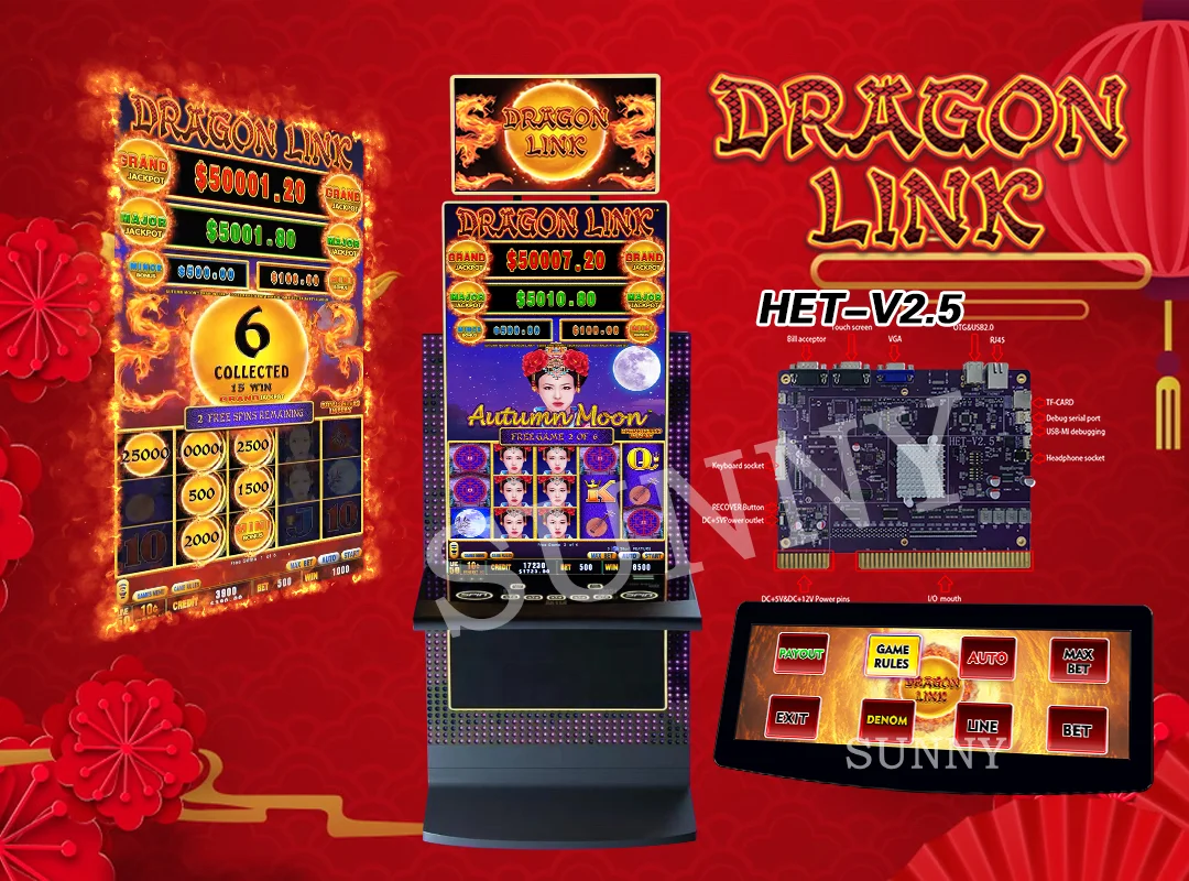 Dragon link 4in1 jamma multi game boards/HET multigames for gaming machines/video games board for gaming machines