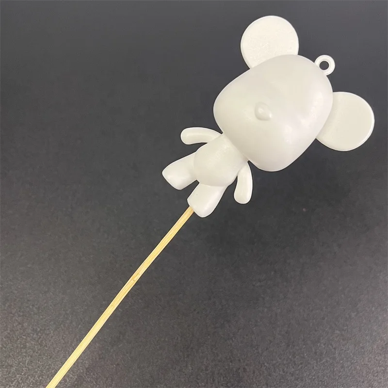 1M zige worldwide Violent Bear Figure DIY White Bear Figure Doll Home Decoration Action Model Toy gift Violent gloomy Fluid Bear