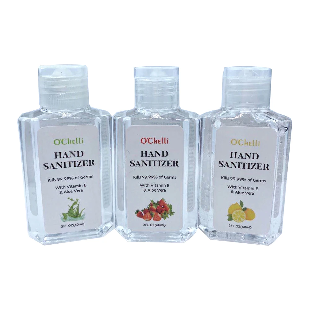 Оптовая продажа, в наличии, портативный мини-Антисептик на 75% спирта без воды для рук, 50 мл