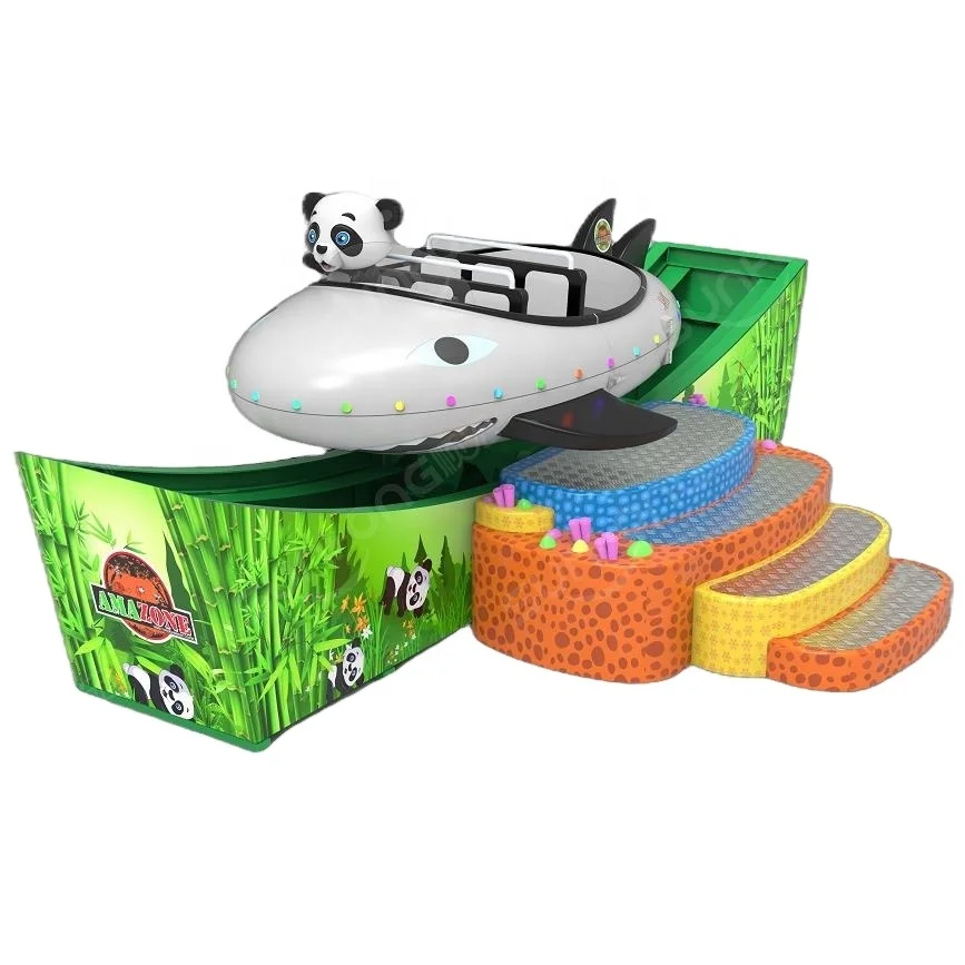 Fairground Ride Manufacturer Swing Speed Car Wave 360 degree rotating Thrilling Amusement Park panda ship