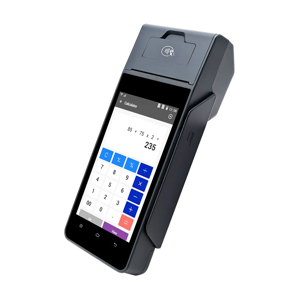 New Model Mini Offline 58mm Thermal Receipt Printer Gas Station Pos Machine Cashier Edc System lottery lotto mobile pos terminal