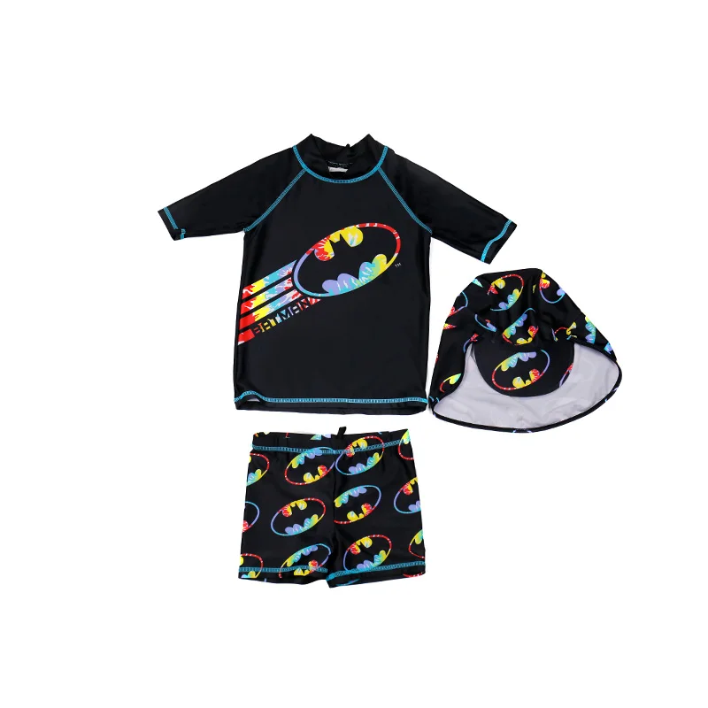 1-9 years old boys surfing swimsuit custom sun protection summer long sleeve shirts 2 pieces bathing suit swimwear