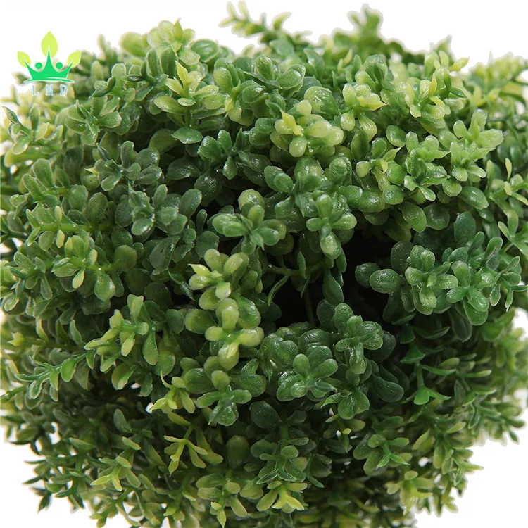 Искусственное бокс-дерево Topiary в современном сером масле набор из 2