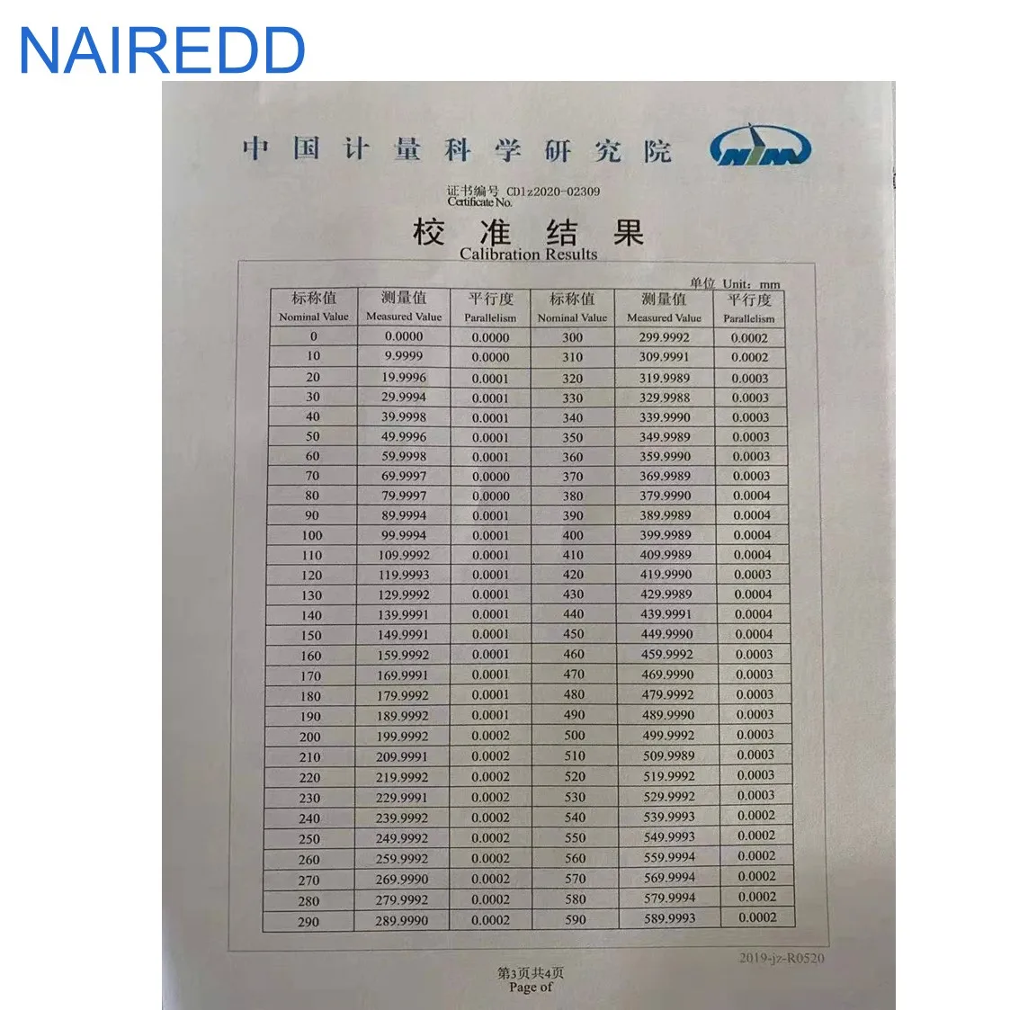 Check Master  Step Gauge  High Precision  Range 600mm step distance 20mm Measuring Range Caliper Checker