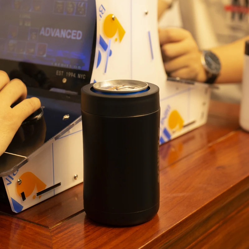 12oz Cola Can Cooler Beer Bottle Stainless Steel Holder Double Walled Tumbler Beer Can Cooler Insulator