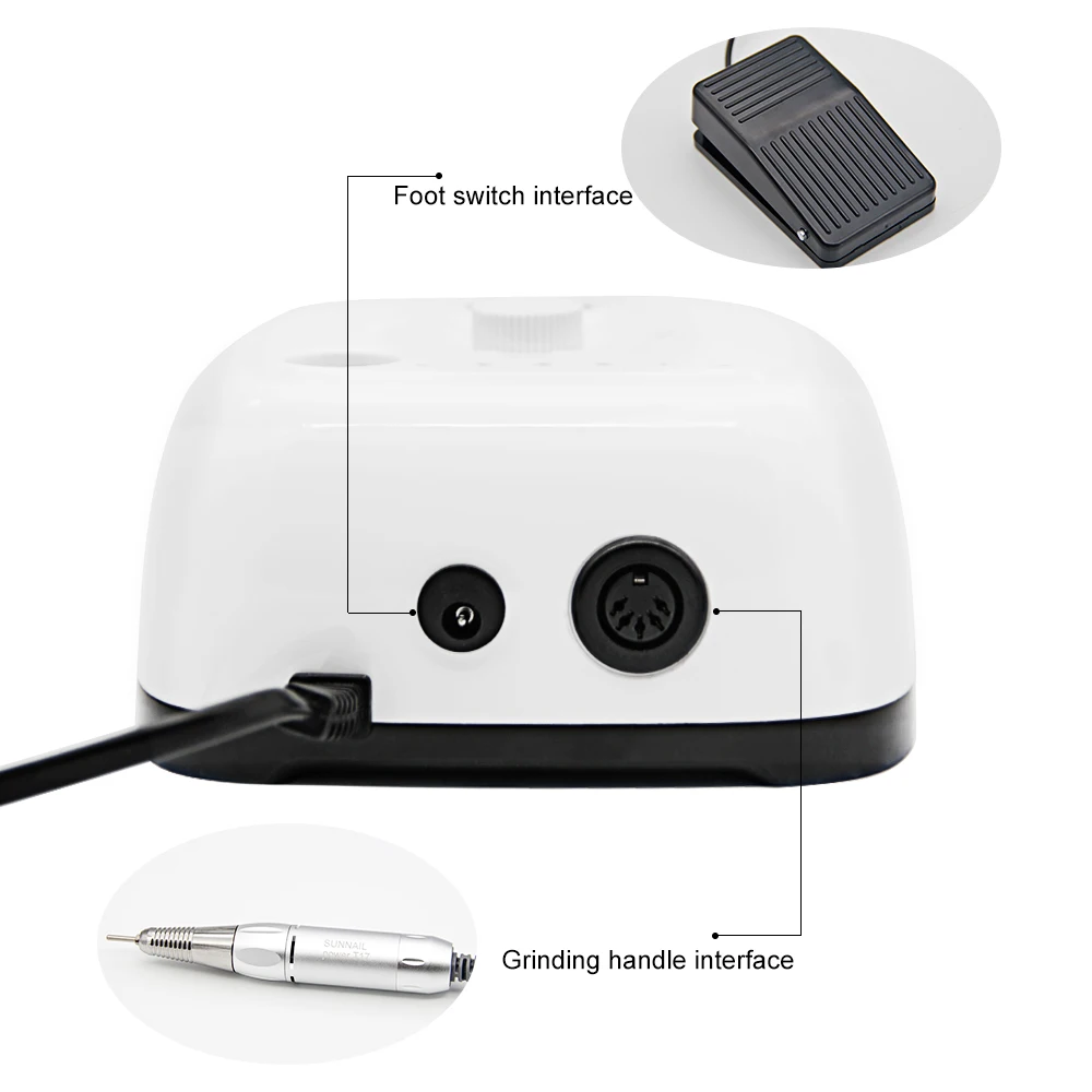 Высококачественная сверхмощная дрель для ногтей микромотор электрическая дрель для ногтей 35000 rmp инструменты для ногтей