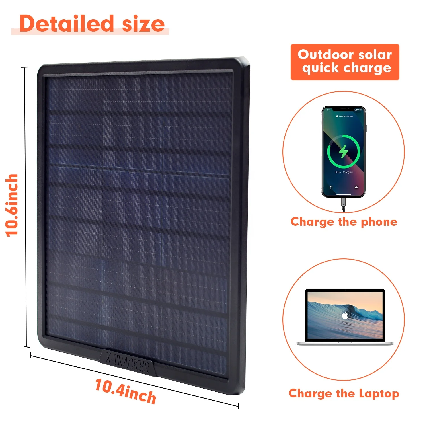 Solar Panels for Hunting Trail Camera with 25000mAh 18650 Battery Solar Panel Kits Power Supply to 4G  Security Camera