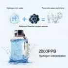 Custom Large Capacity 1.5L Hydrogen Water Bottle Alkaline Sport Water Jugs Portable Hydrogen Water Generator Production Device