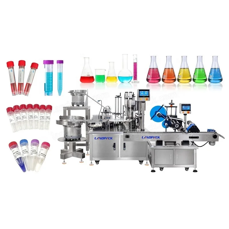 For The Manufacturing Plant Pharmaceuticals Vial Filling Capping And Packaging Machine