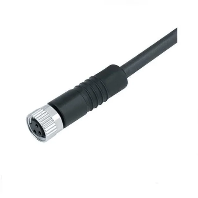 round connector m8 4 pin connector screw termination