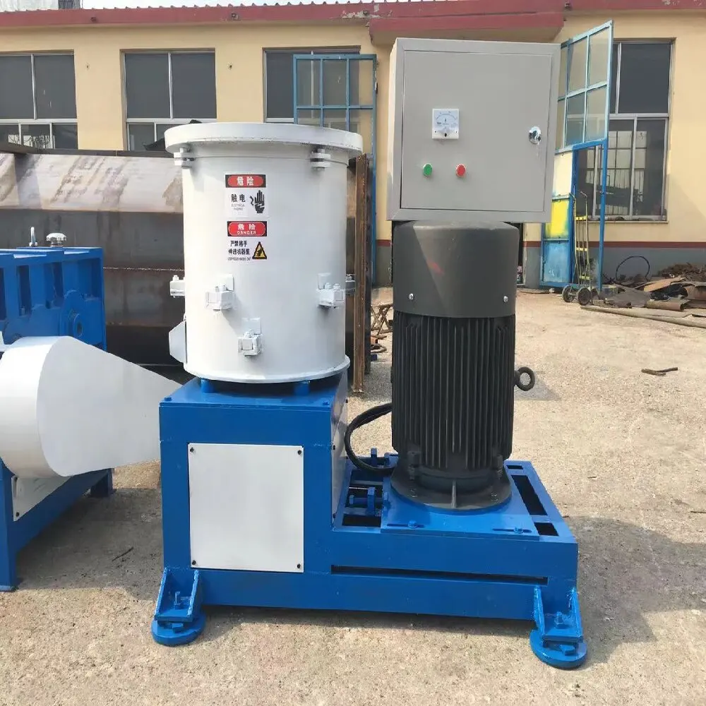 Automatic 2024 New Recycled Plastic Pet Fiber Pe Pp Plastic Film Agglomerator Pellet Granules Compactor Machine agglomerator
