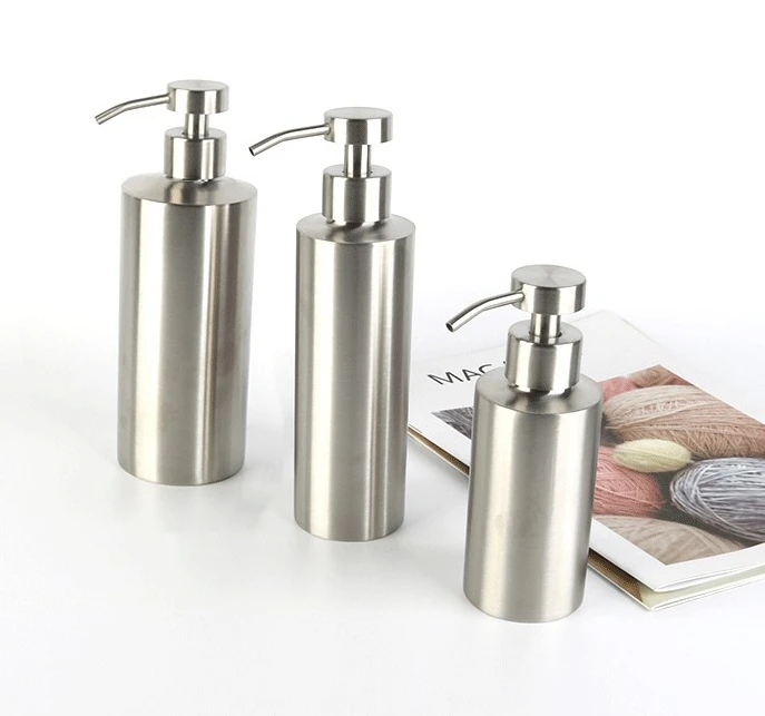 The Stainless Steel  Foaming Soap Dispenser,Foam Hand Soap Dispenser for Bathroom & Kitchen,