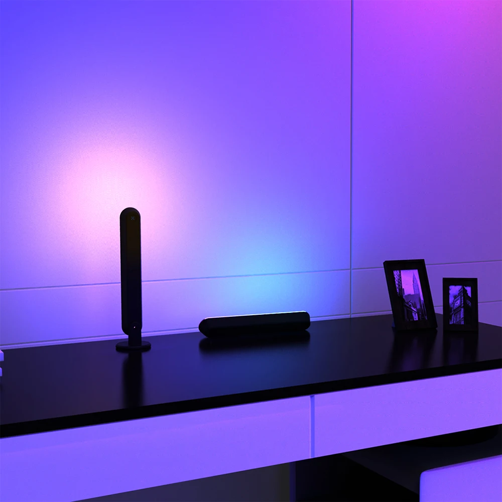 Wholesale Price Living Room Party Computer Game Atmosphere Light USB Outlet Modern LED RGB Table Lamp