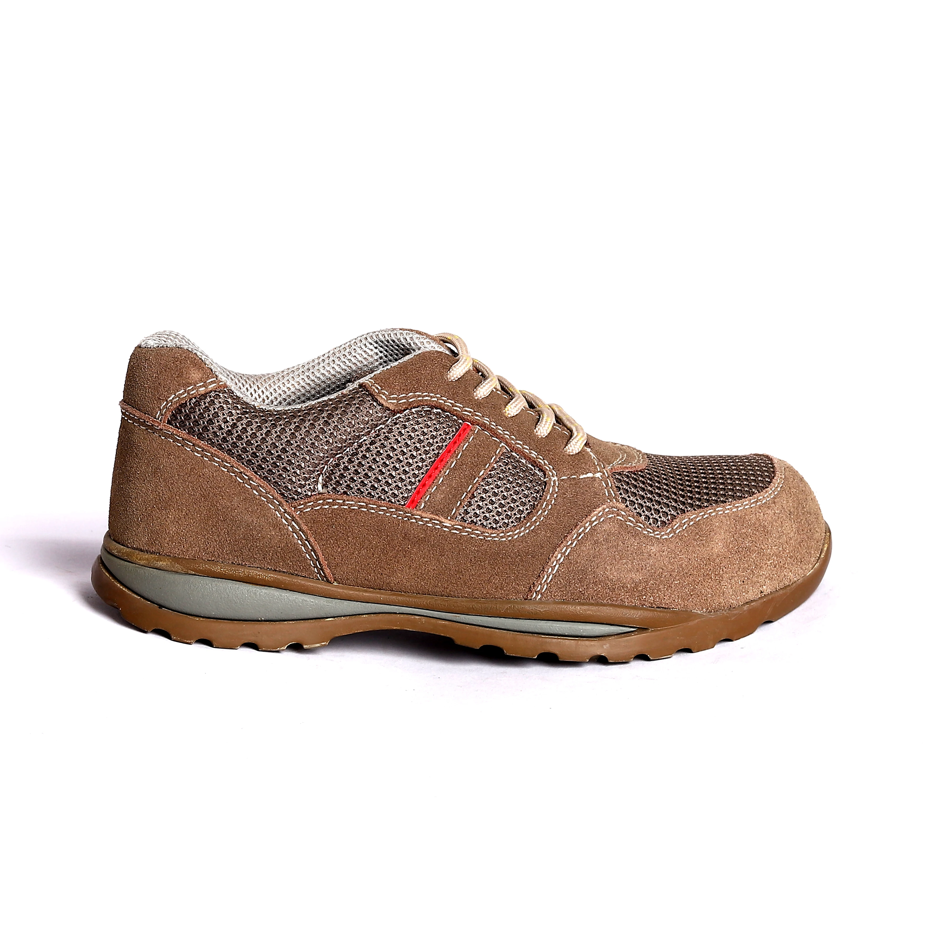 ODM and OEM Custom logo Steel Toe Eva Mesh Rubber Outsole Fly Knitting Non slip Shoes Men Puncture Resistant Safety Shoes