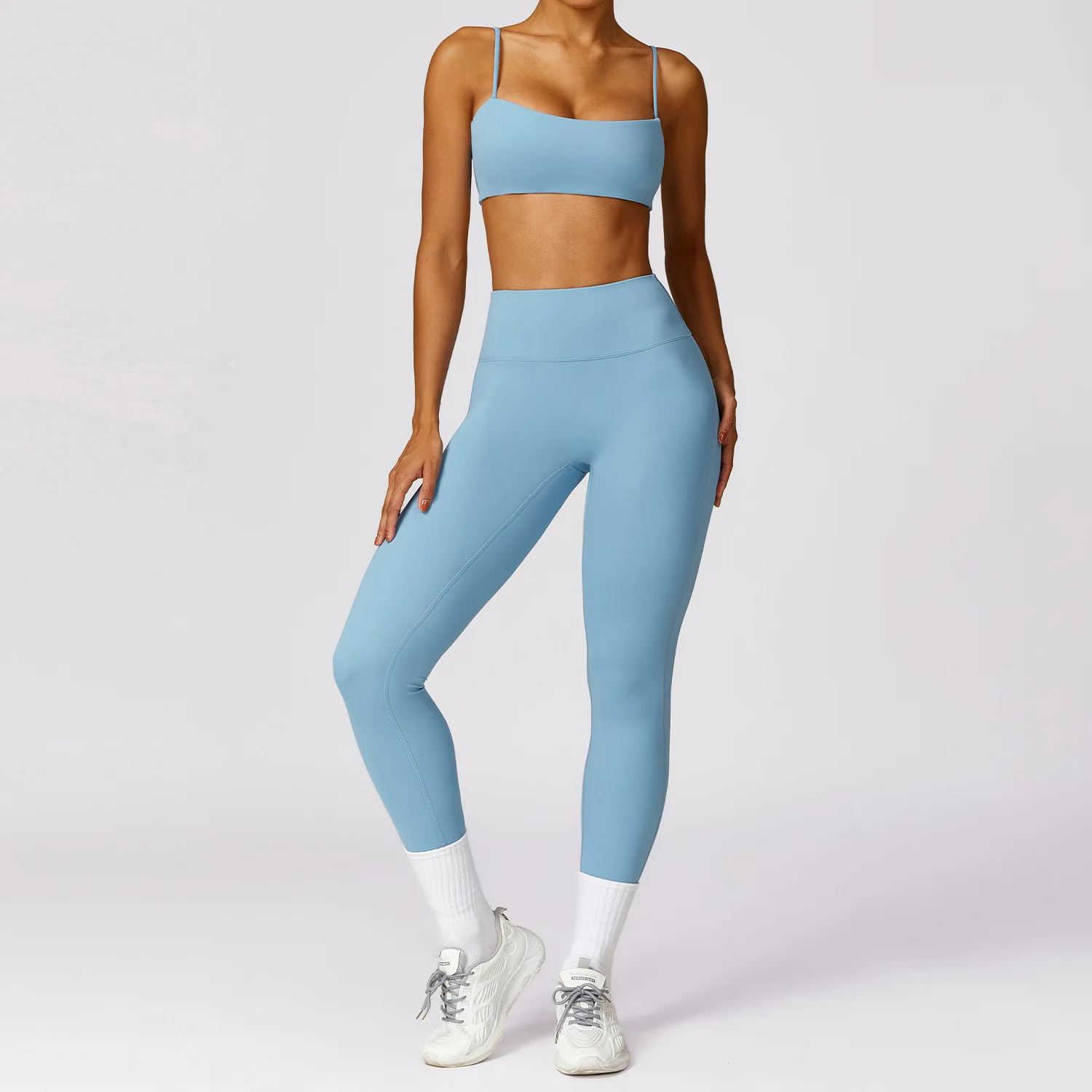2024 New Activewear Fitness Sports Hoodie Jacket And Scrunch Butt Leggings Yoga Sets Women Outdoor Gym Fitness Yoga Wear