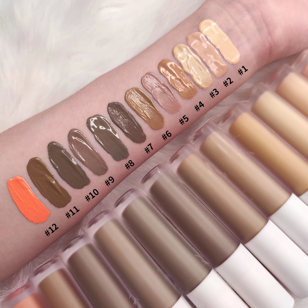 Low moq high quality customized makeup cream concealer full covrage private label long lasting concealer