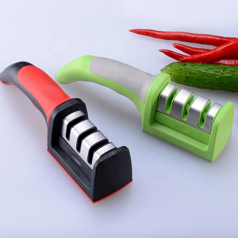 Hot Sale Household Stainless Steel Knife Sharpener Kitchen Tungsten Blade Butcher Knife Sharpener