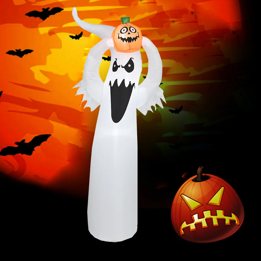 DH5250 2023 Halloween costumes module 1.8 meters small glowing white ghost ghost for pumpkin toys adornment