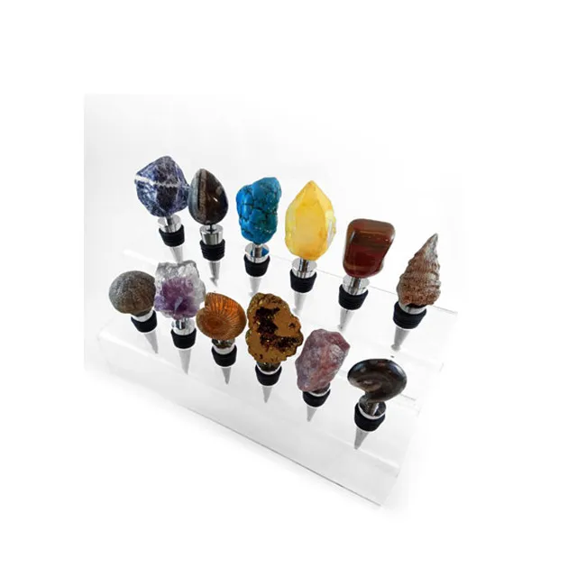 STH-003 Acrylic XO Wine Bottle Stopper Holder Desktop Acrylic Wine Display Stand