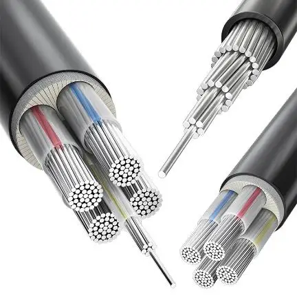AR2V 4-Core XLPE Insulated PVC Halogen-Free Aluminum Power Cable Single Low Voltage Copper Conductor Construction Applications