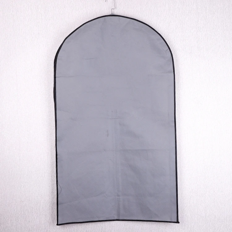 Non-woven Suit Bag Portable Dust Clothing Cover for Dress Coat Suit Garment Covers Wardrobe Hanging Customized Garment Bag