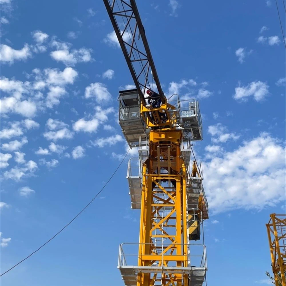 China topless tower crane used 10 ton tower crane construction tower cranes for sale in uae