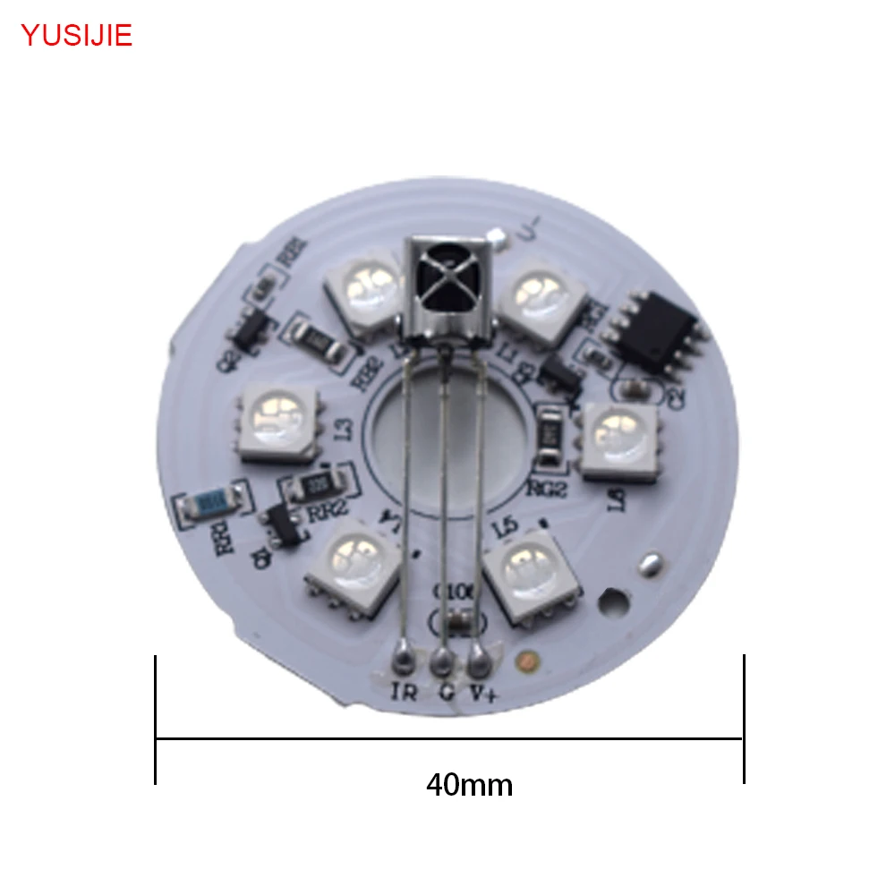 3 7-5v rgb световое табло пульт дистанционного управления переключатель света беспроводной изменение цвета 6 свет изюминкой доска мигает дыхание