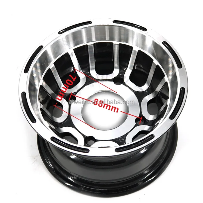 8 inch ATV Parts front and rear wheel hub go-kart off-road 4 wheel aluminum rims