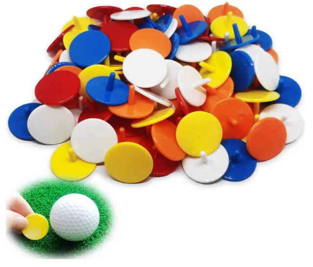 Ready to ship  Mix Colour 25mm Plastic Golf Ball Marker Ball Position Marker