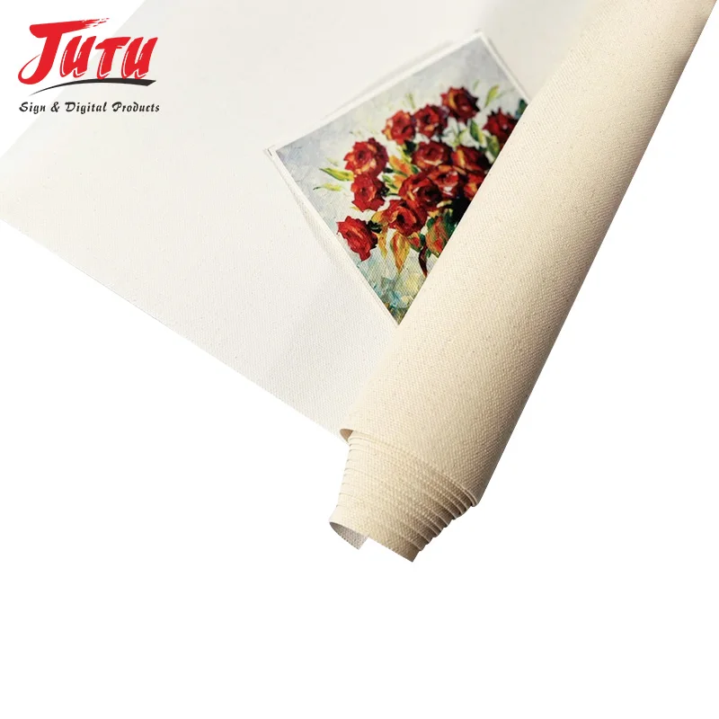 Best Quality Canvas Fabric For Digital Printing Waterproof 100% Cotton Canvas Rolls