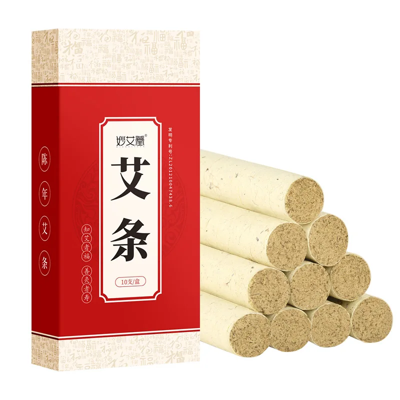MIAOAITANG Family Health Care Use Chinese Handmade Moxibustion Moxa Sticks