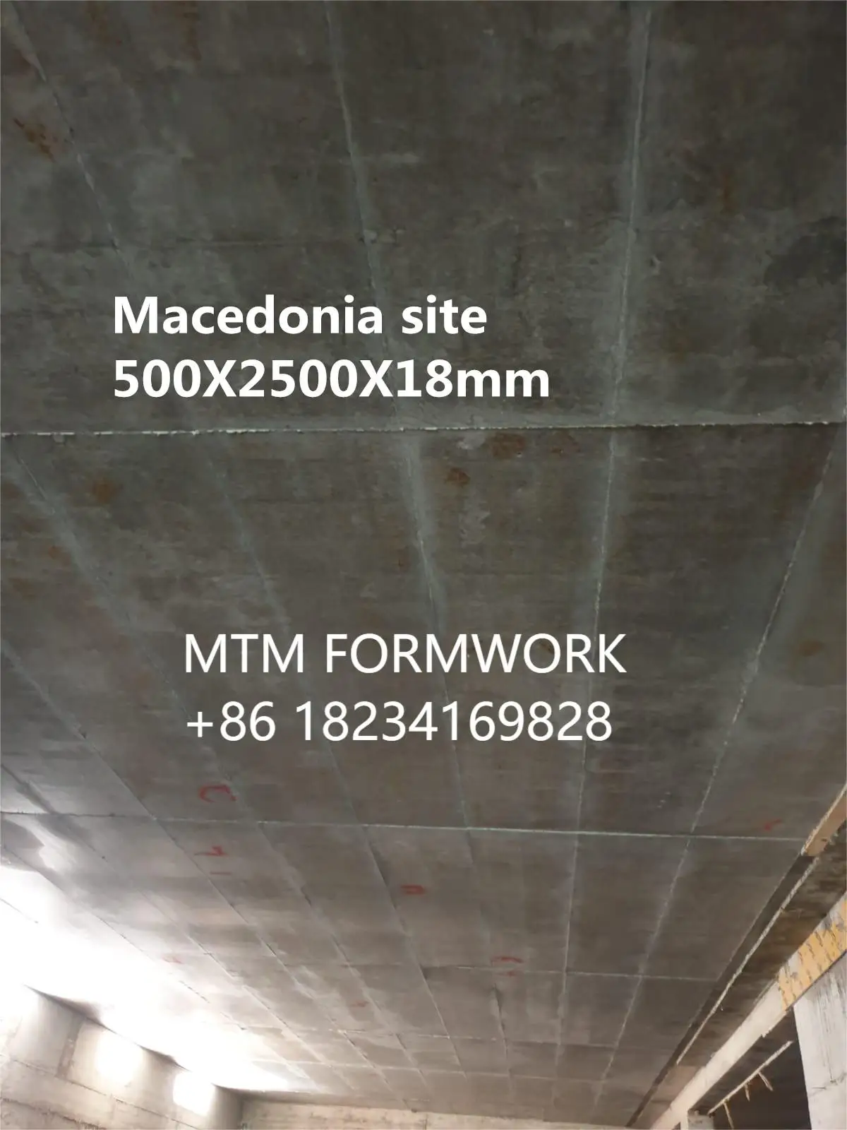 1220x2440 18mm 21mm Plastic concrete Formwork building Sheet shuttering formwork plastic formwork for concrete