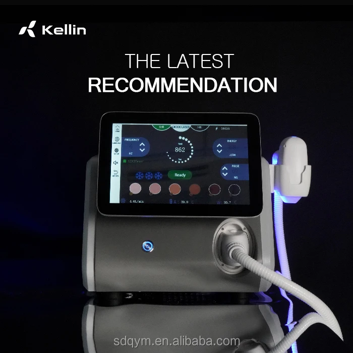 4K screen Diode laser hair removal 808 755 1064 portable 3 wave diode laser hair removal machine