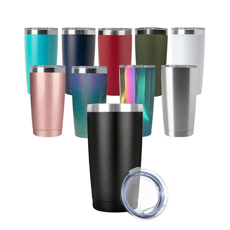 OEM 20oz Tumbler Stainless Steel Sip Lid Double Wall Vacuum Insulated Travel Bottle, Custom color & logo