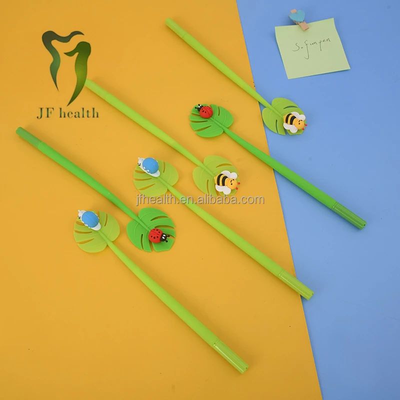 Wholesale insect characteristic modeling silicone neutral pen quick-drying stationery pen