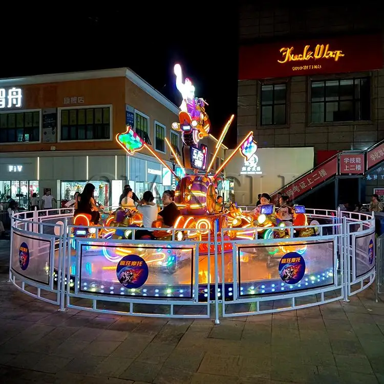 Fun Park Amusement Machine Equipment Carnival Games Spin Motorcycle Car Fun Park Equipment